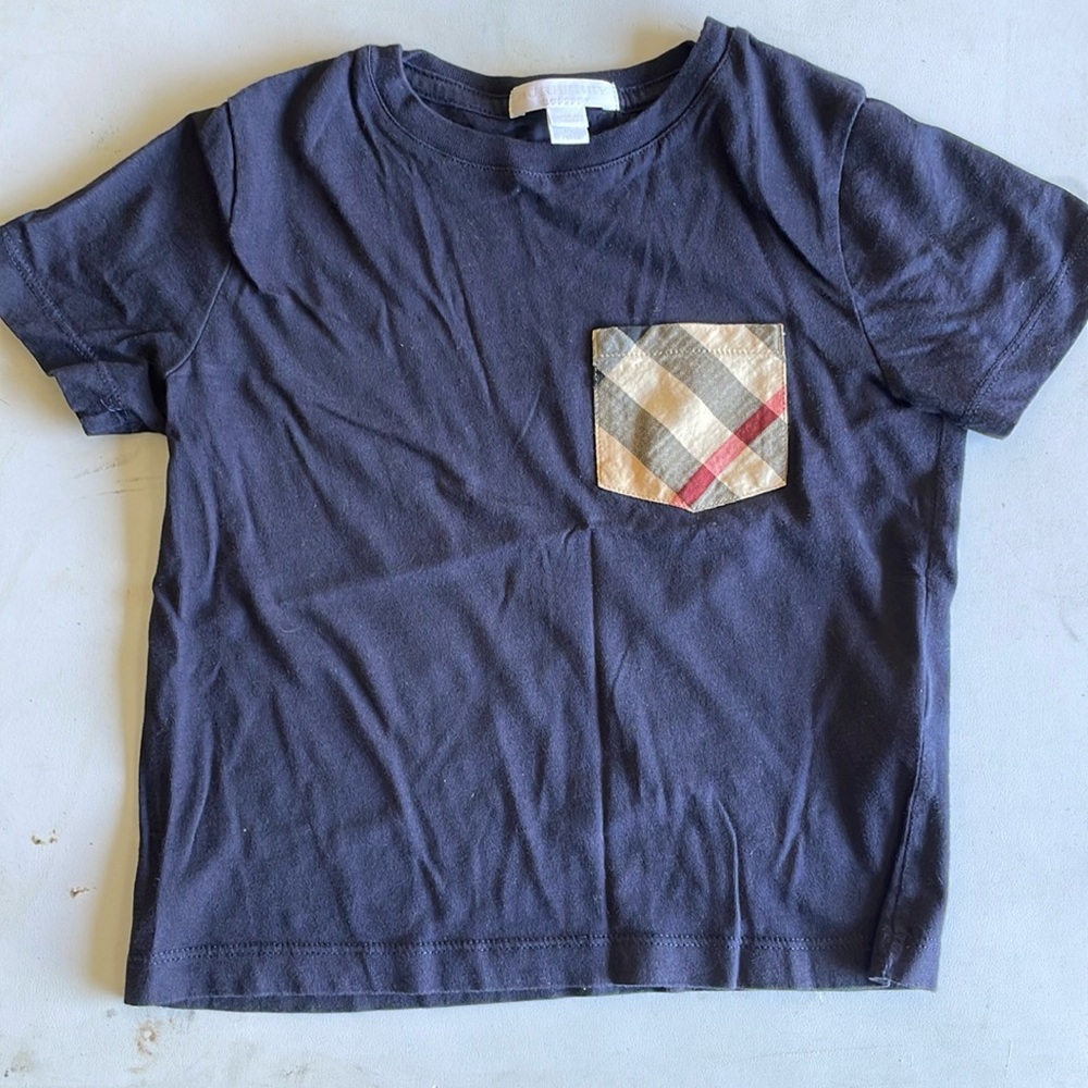 Burberry kids check T-shirt